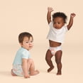 thumbnail image 4 of The Honest Company Clean Conscious Diapers® Up to 100% Leak Protection Designed to Protect Delicate Skin Hypoallergenic + Fragrance Free Just Peachy + Flower Power, Size 3, 62 Count, 4 of 9