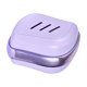 thumbnail image 2 of Peine 2 en 1, cepillo para champú, cepillo de silicona para masaje del cuero cabelludo. Violeta A, 2 of 9