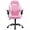 Pink, variant on Casabay Ergonomic Gaming & Office Chair, Adjustable Height, PU Leather, Swivel Wheels for Gaming, Studying & Working, Red