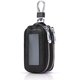 thumbnail image 1 of Llavero de coche con doble cremallera, bolsa de cuero con ventana transparente para llaves de coche a distancia para hombres y mujeres (negro), 1 of 3