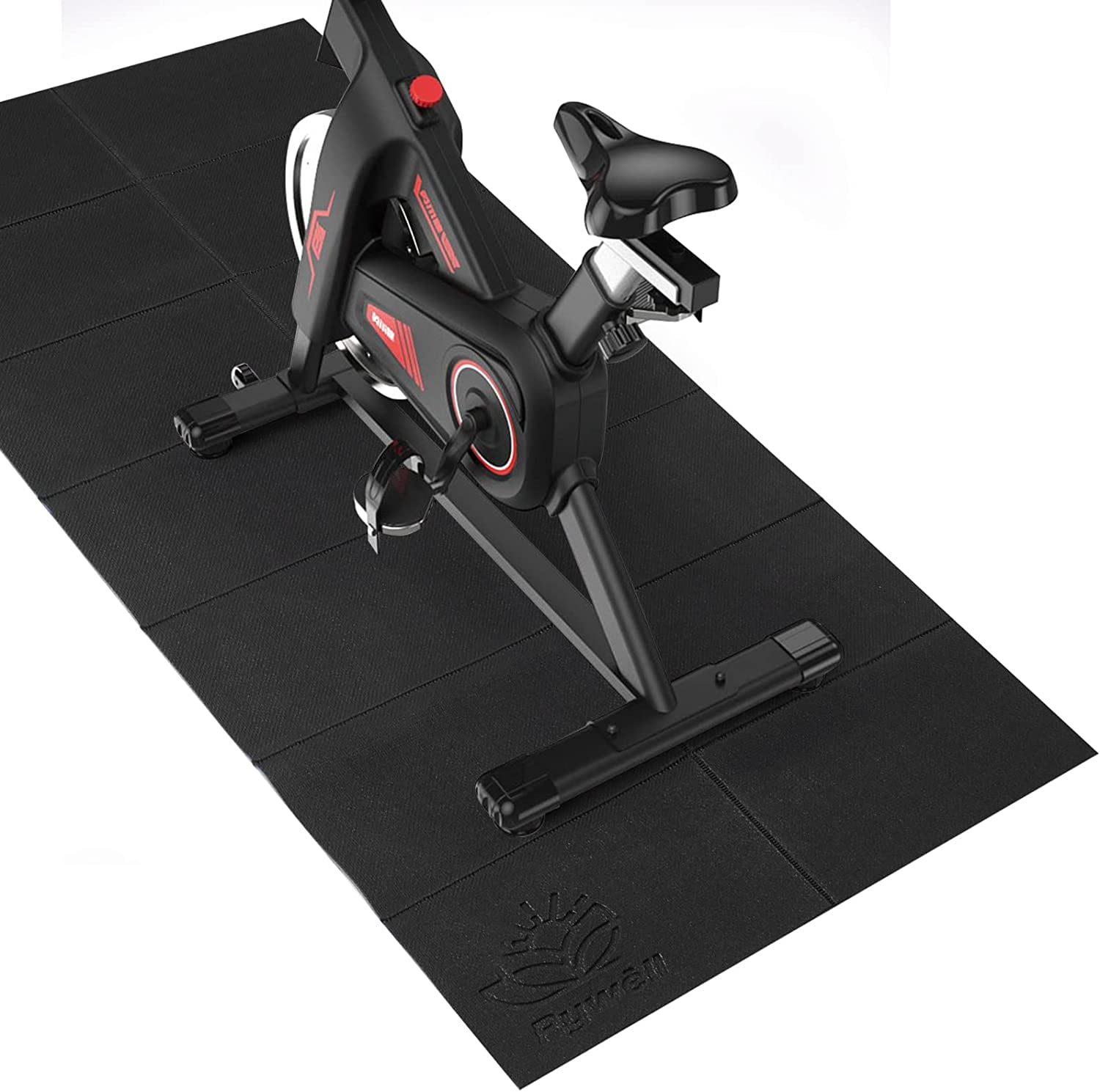 Rywell Foldable Treadmill Mat, 68"x24"/72"x32", High Density, NonSlip