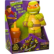 Little Kids Teenage Mutant Ninja Turtles Action Bubble Blower, Michelangelo