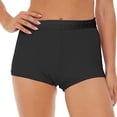 thumbnail image 4 of WREESH Womens Swim Shorts Swim Shorts High Waisted Bathing Suit Bottoms Swimsuit Boyshorts Swimwear Bikini Board Shorts Bikini Swim Pants Shorts Bottom Swimsuit Bathing Black, 4 of 4