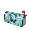 thumbnail image 2 of Bingfone Blue Floral With Butterflies Magnetic Mailbox Cover Standard Size For Garden Yard Outdoor Decorations-21x18 In, 2 of 7