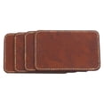 thumbnail image 1 of Unique Bargains 3' x 2' PU Leather Hat Patches, 50 Pcs Rectangle, Retro Brown, 1 of 5