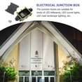 Goilinor Electric Power Cord Boxes Waterproof Electrical Junction Box