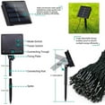 thumbnail image 5 of 1 Pack Solar String Lights 72ft 22m 200 LED 8 Modes Solar Powered Outdoor Lighting Waterproof Christmas Fairy Lights for Xmas Tree Garden Homes Ambiance Wedding Lawn Party Decor (Warm White), 5 of 9