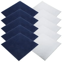 Milisten 10Pcs Dark Blue Floor Tile Stickers Peel and Stick Carpet Tiles for Home Use