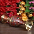 thumbnail image 4 of Brass Metal Flower Vase, 4 of 9