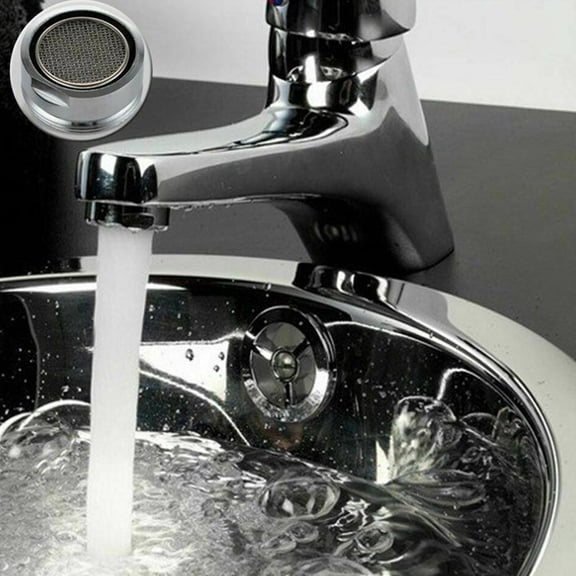 Faucet Aerator, 0.9 x 0.9 x 0.4 in, Reduces Tap Noise and Splashing, Saves Water and Energy for Kitchen or Bathroom Sink