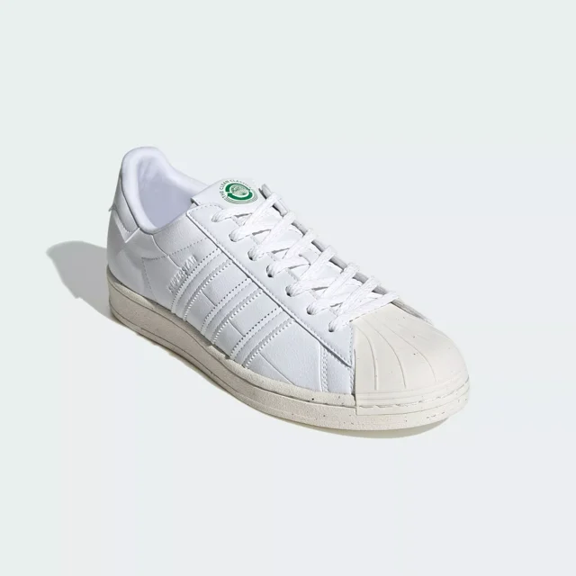 MEN'S Adi - das ORIGINALS SUPERSTAR CLEAN (VEGAN) FW2292 WHITE OFF-WHT GREEN SZ 6
