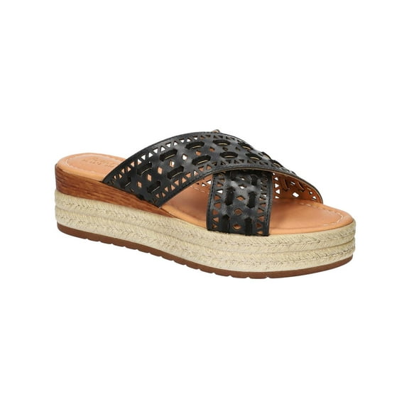 Bella Vita Womens Exa-Italy Leather Cut Out Espadrilles