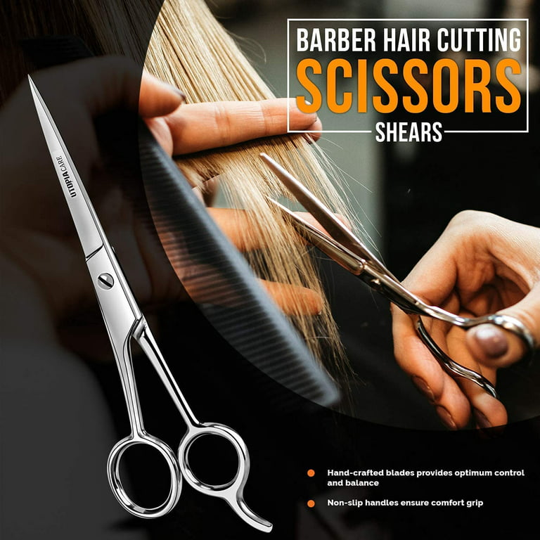 Utopia Care Professional Barber Hair Cutting and Hairdressing Cosmetic  Scissors - 6.5 inch - Stainless Steel Professional Salon Hair Scissors for  Men and Women 
