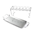 thumbnail image 3 of Monstrate Soporte plegable para parrilla de pierna de pollo de acero inoxidable, soporte para asador de barbacoa, accesorios para barbacoa Cocina y Comedor No.2 Monstrate HA024644-02, 3 of 6