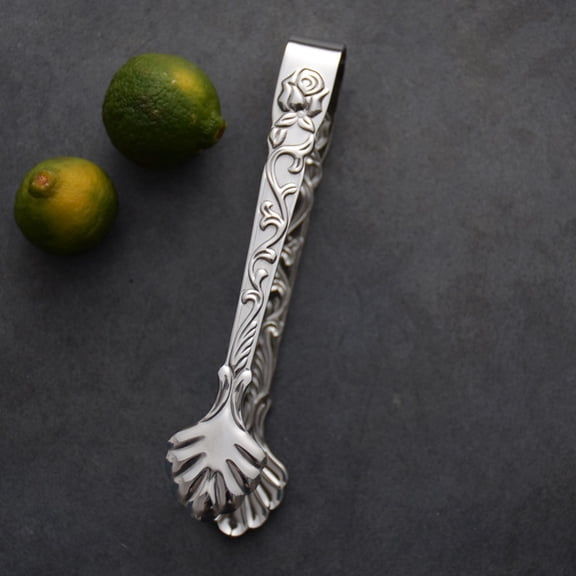 Supvox Sugar Cube Tongs Stainless Steel for Cocktail Serving 1Set