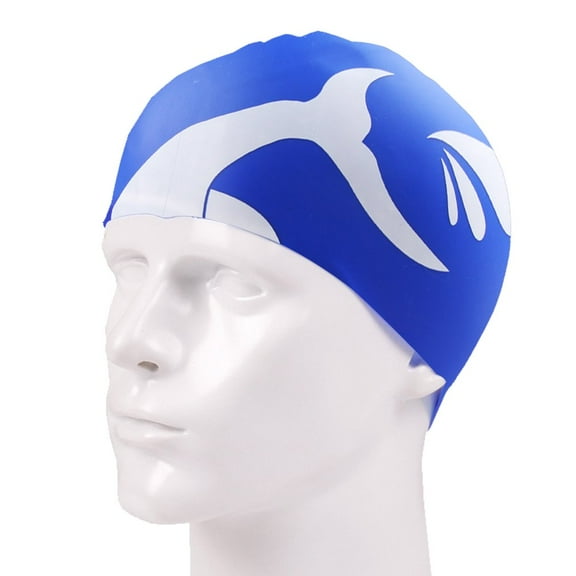 Adult Swimming Cap for Men Women Oversized Silicone Waterproof Hat Ear and Hair Protection Waterproof Swimming Hat