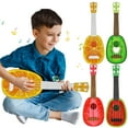 thumbnail image 1 of XWSHYW Juguete para Niños Ukelele de Guitarra para Niños, Instrumento Musical para Principiantes de 14 Pulgadas con 4 Cuerdas, Mini Guitarra para Mejorar Las Habilidades, Juego para Niños, Educación, 1 of 6
