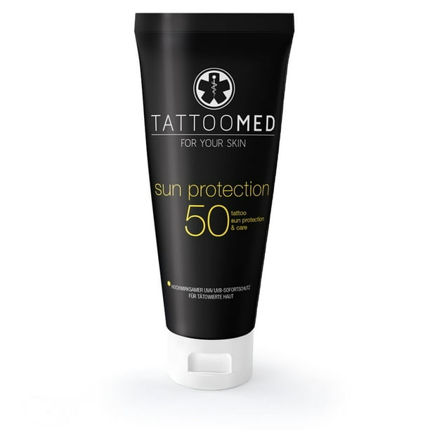 Crema de protección solar TattooMed SPF50 100 ml para piel tatuada