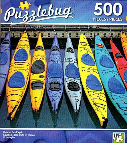500 Piece Jigsaw Puzzle Puzzlebug Colorful Sea Kayaks p 006 LPF