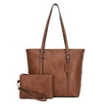 thumbnail image 2 of KL928 Women Tote Bag with Inner Pouch Pu Vegan Leather Shoulder Satchel Fashion Bags, 2 of 6