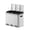 45L 15*3 37.60*63.00*46.80CM, variant on 40 L Stainless Steel Dual Compartment Step Kitchen Trash Can with Lids for Indoor(Silver)