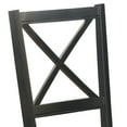 thumbnail image 6 of TMS Virginia Indoor Cross-Back Dining Chair, Set of 2, Black, 6 of 6