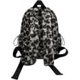 thumbnail image 3 of Fuzzy Cheetah Cute Backpack, Y2k Purse Fleece Chic Bookbag Trendy Aesthetic Coquette Daypack 90s Purse, 3 of 6