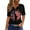 Black, variant on VerPetridure 4th of July Shirts for Women Funny Short Sleeve V-Neck Blouse Patriotic American Flag T Shirt