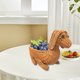 thumbnail image 5 of Cesta de almacenamiento de plástico tejido - Organizador de mesa marrón de 11,42x6,69x3,54 pulgadas para fruta, snacks y decoración del hogar, 5 of 6