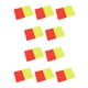 thumbnail image 1 of Vogacara Juego de 2 unidades de tarjetas rectangulares de árbitro de fútbol, ​​juego portátil de deporte, tarjetas de PVC rojas y uno 10piezas, 1 of 6