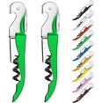 thumbnail image 1 of Waiter Corkscrew, Wine Opener with Serrated Foil Cutter (Green, 2 Pack), 1 of 5