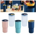 thumbnail image 2 of YeekTok 22oz Travel Mug Juice Tea Coffee Cup for Iced Cold Drinks for Indoor Outdoor Clear Yellow, 2 of 9
