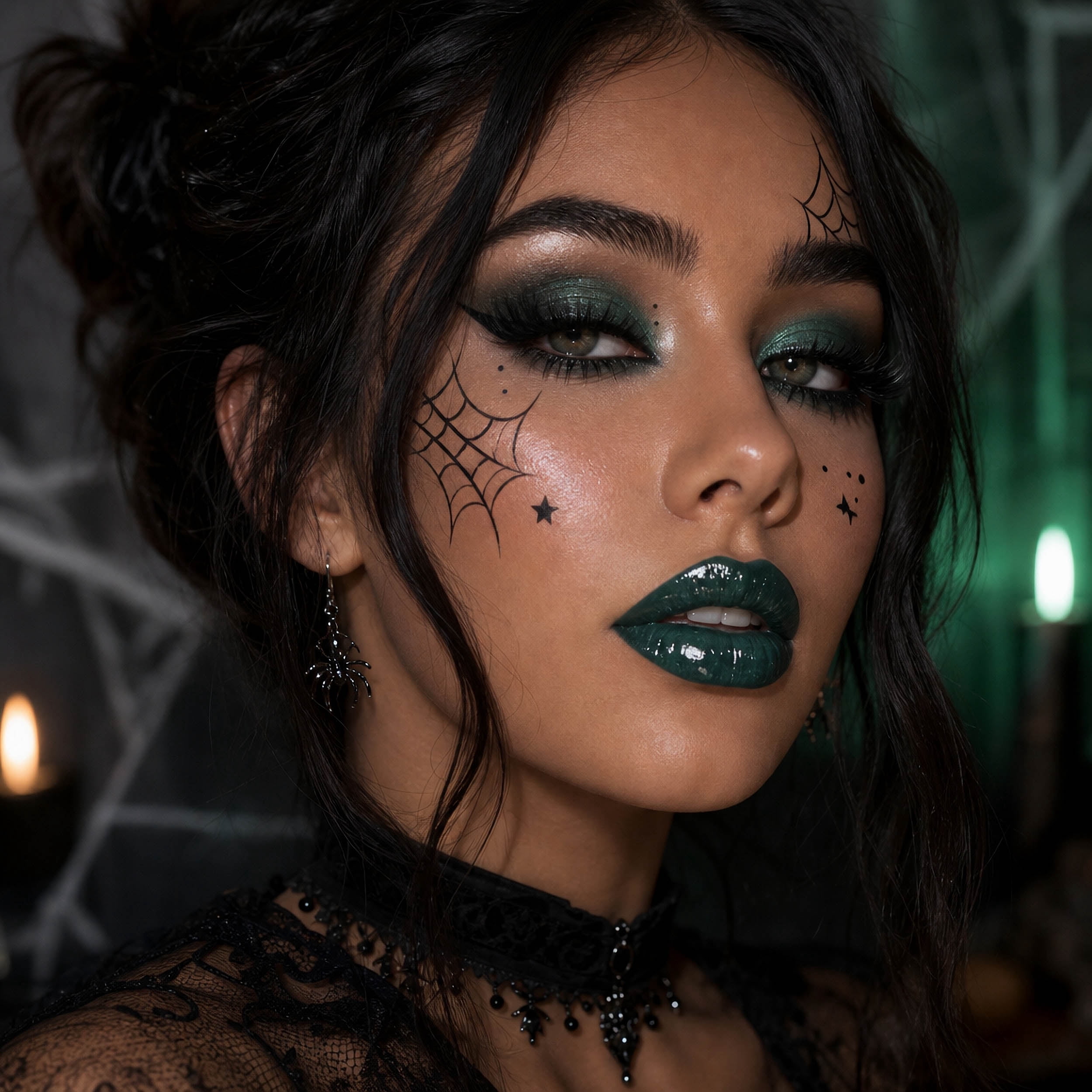 Expressions Ultra High Gloss Liquid Lipstick for Costume Makeup - Green
