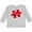 AC-Heather Grey, variant on Inktastic Autism Awareness Be Kind Red Puzzle Piece Boys or Girls Long Sleeve Toddler T-Shirt