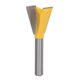 thumbnail image 1 of Dovetail Router Bit 6mm 1/4in Shank Dovetail Shape Wood Grooving Cutter Sharply Efficient Woodworking Router Bit 3/4, 1 of 5