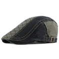 thumbnail image 3 of SikaFu Spring Summer Patchwork Newsboy Caps Men Cotton Flat Peaked Cap Women Painter Beret Hats 22, 3 of 6