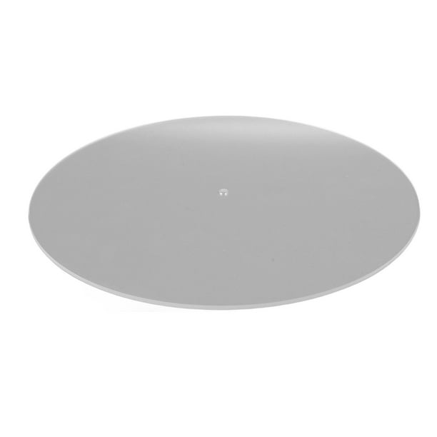 Alfombrilla Acrílica Para Tocadiscos Con Antiestático, Reducción De Ruido, Efecto Luminoso Para Tocadiscos De 12 Pulgadas. Mecanizado Con Precisión Para Mejorar La Del