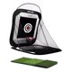 thumbnail image 3 of Red de astillado de golf Accesorios de golf Fácil de instalar Ayuda para golpear golf Red de entrenamiento de golf plegable Red de golf para práctica Red con tapete, 3 of 7