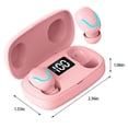 thumbnail image 3 of Back to School Gifts under $5 Smart Wireless Bluetooth Headphones And Sweatproof Macaron Color In-ear Touchs Digital Headphones on Clearance, 3 of 7