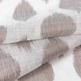 thumbnail image 6 of Semi-Sheer Kitchen Curtains Valance and Tiers Set Jacquard Rod Pocket Farmhouse Window Curtains Brown 36 inch Length 3 Piece Set, 6 of 6