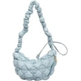 thumbnail image 1 of LHSHID Quilted Tote Bag for Women Fashion Hearted Puff Hobo Handbag Padded Shoulder Bag Purse Quilted adding Crossbody Bag, 1 of 8
