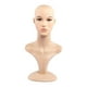 thumbnail image 4 of Busto de maniquí femenino realista con accesorios de belleza, maquillaje y sombrero para el hogar. Estilo B, 4 of 9