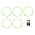 thumbnail image 4 of Anillos de entrenamiento de agilidad de 5 piezas anillos de velocidad resistentes para tenis para niños adultos deportes Verde, 4 of 8