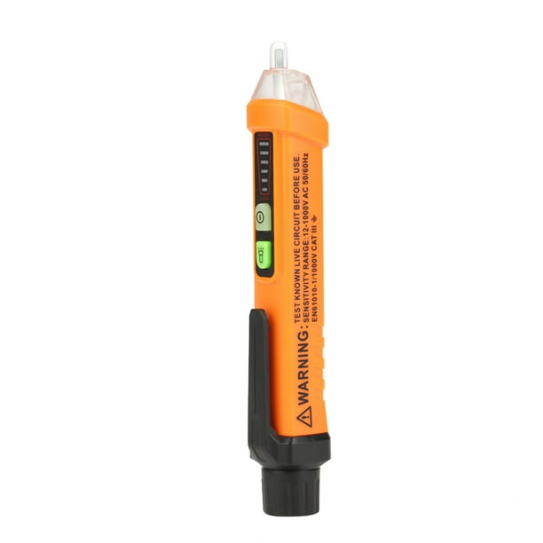Detector de voltaje sin contacto, PEAKMETER PM8908C Detector NCV Probador de voltaje Detector de voltaje de pluma Artesanía superior Jadeshay A