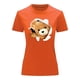 thumbnail image 3 of Playera Blusa Con Impresion De Oso Saliendo Del Pecho Ropa Para Mujer Color Anaranjado Talla Chica Marca Emil SaEs, 3 of 4