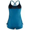 thumbnail image 4 of Hilor Women's Plus Size Tankini Swimsuits Stappy Back Two Piece Bathing Suit, 4 of 7