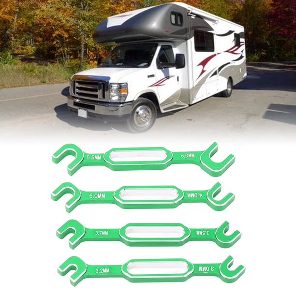 Llaves De Coche RC, 4 Piezas Extractor De Rótula De Tuerca Tensora Llave De Mantenimiento RC De aleación De Aluminio De 3,0-6,0 Mm Para Coches De Control Remoto Coches De Derrape