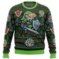 thumbnail image 1 of Majoras Mask Seamless Pattern Legend Of Zelda Ugly Christmas Sweater Gift Santa Claus Pullover Men 3, 1 of 2