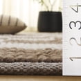 thumbnail image 4 of SAFAVIEH Natura Blazhe Checkered Area Rug, Brown/Ivory, 4' x 6', 4 of 10