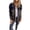 Black, variant on Autumn Spring Coat - Flap Pocket Turn-down Collar Long Sleeves Single-breasted Vintage Daily Wear Outdoor Outerwear Casual Jacket